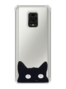 Чохол з потовщеними кутами на Xiaomi Redmi Note 9 Pro/ 9S/ 9 Pro Max :: Котик (принт 119)