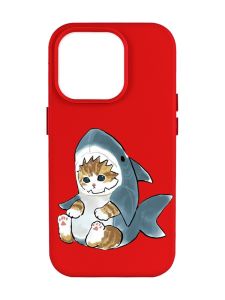 Матовий червоний чохол на Apple iPhone 14 Pro Max :: Кошеня (принт 120)