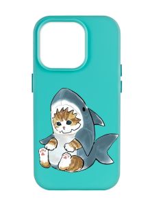 Матовий бірюзовий чохол на Apple iPhone 14 Pro Max :: Кошеня (принт 120)