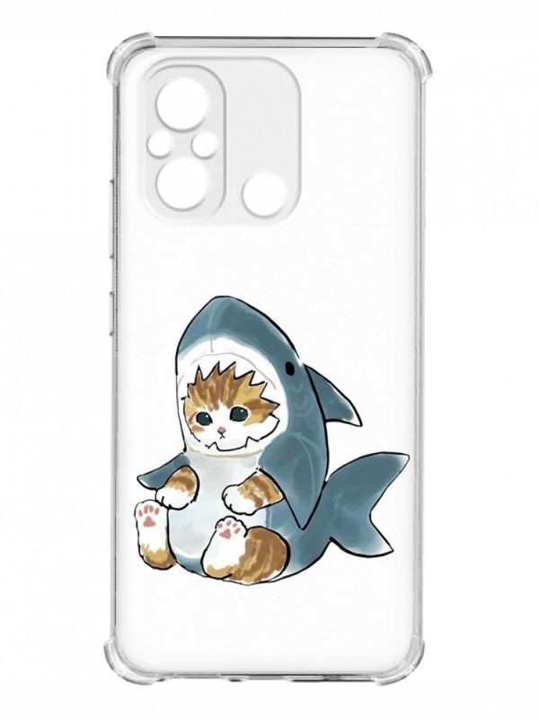 Чохол з потовщеними кутами на Xiaomi Redmi 12C :: Кошеня (принт 120)