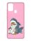 Матовий рожевий чохол на Samsung Galaxy M30s/M21 :: Кошеня (принт 120)