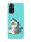 Матовий бірюзовий чохол на Xiaomi Redmi Note 11 :: Кошеня (принт 120)