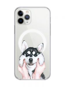 Магнітний чохол на iPhone 11 Pro Max із підтримкою MagSafe :: Мордочка (принт 121)