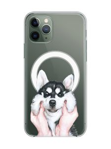 Магнітний чохол на iPhone 12/12 Pro із підтримкою MagSafe :: Мордочка (принт 121)