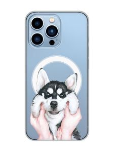 Магнітний чохол на iPhone 13 Pro Max із підтримкою MagSafe :: Мордочка (принт 121)