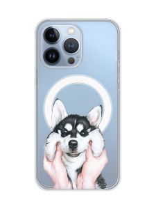 Магнітний чохол на iPhone 13 Pro (6.1) із підтримкою MagSafe :: Мордочка (принт 121)