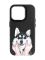 Матовий чорний чохол на Apple iPhone 14 Pro Max :: Мордочка (принт 121)