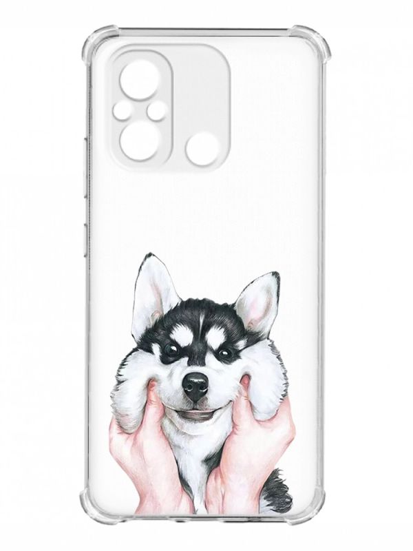 Чохол з потовщеними кутами на Xiaomi Redmi 12C :: Мордочка (принт 121)
