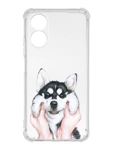 Чохол із потовщеними кутами на Oppo A17 :: Мордочка (принт 121)