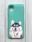 Матовий бірюзовий чохол на Samsung Galaxy A04E / A042 :: Мордочка (принт 121)