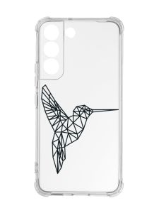 Чохол із потовщеними кутами на Samsung Galaxy S22 :: Колібрі (принт 122)