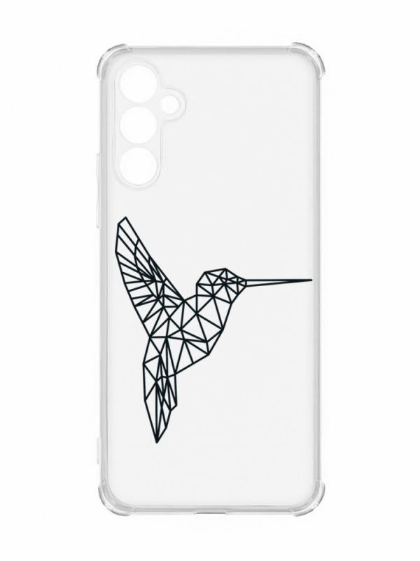 Чохол із потовщеними кутами на Samsung Galaxy A54 5G/A546 :: Колібрі (принт 122)