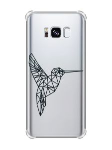 Чохол з потовщеними кутами на Samsung Galaxy S8 :: Колібрі (принт 122)