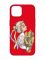 Матовий червоний чохол на Apple iPhone 14 :: Українка з колосками (патріотичний принт 173)