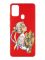 Матовий червоний чохол на Samsung Galaxy M30s/M21 :: Українка з колосками (патріотичний принт 173)