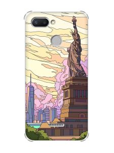 Чохол із потовщеними кутами для Xiaomi Redmi 6 :: Статуя Свободи (принт 331)