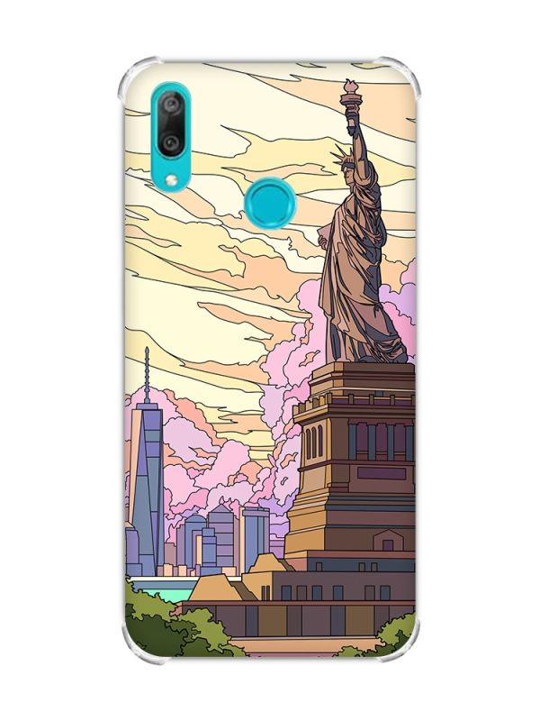Чохол з потовщеними кутами Huawei Y7 2019/Y7 prime 2019 :: Статуя Свободи (принт 331)