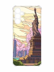 Чохол з потовщеними кутами на Samsung Galaxy A34 5G :: Статуя Свободи (принт 331)