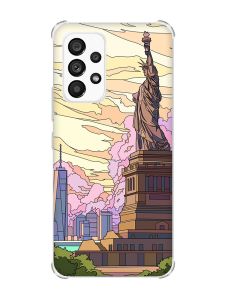 Чохол з потовщеними кутами на Samsung Galaxy A53 :: Статуя Свободи (принт 331)