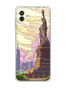 Чохол з потовщеними кутами на Samsung Galaxy M13 5G :: Статуя Свободи (принт 331)