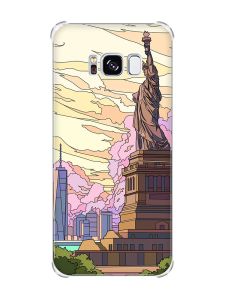 Чохол з потовщеними кутами на Samsung Galaxy S8 :: Статуя Свободи (принт 331)