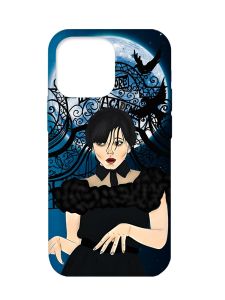 Чохол з бірюзовими боками на Apple iPhone 13 Pro :: Танець. Венздей (принт 212)