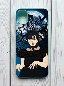 Чохол з бірюзовими боками на Samsung Galaxy A04E / A042 :: Танець. Венздей (принт 212)