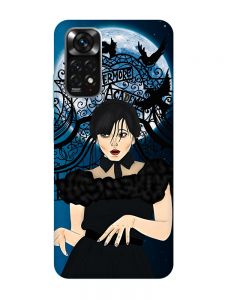 Чохол з бірюзовими боками на Xiaomi Redmi Note 11 :: Танець. Венздей (принт 212)