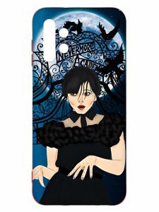 Чохол з червоними боками на Samsung A13 4G :: Танець. Венздей (принт 212)