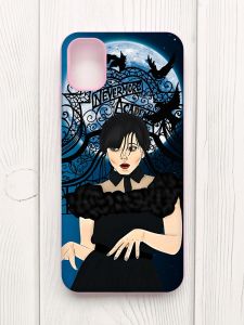 Чохол з рожевими боками на Samsung Galaxy A04E/A042 :: Танець. Венздей (принт 212)