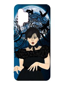 Чохол з рожевими боками на Samsung Galaxy A32 :: Танець. Венздей (принт 212)