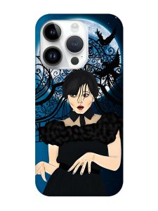 Чохол з чорними боками на Apple iPhone 14 Pro :: Танець. Венздей (принт 212)