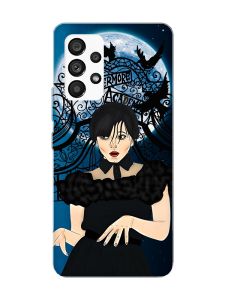 Чохол з чорними боками на Samsung Galaxy A53 4G/5G :: Танець. Венздей (принт 212)