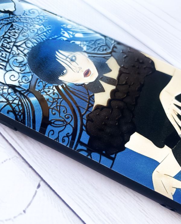 Чохол з чорними боками на Xiaomi Redmi Note 8T :: Танець. Венздей (принт 212)
