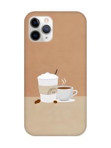 Магнітний чохол на iPhone 11 Pro Max із підтримкою MagSafe :: Кава (принт 108)