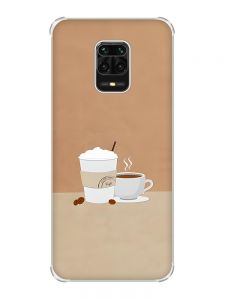 Чохол з потовщеними кутами на Xiaomi Redmi Note 9 Pro/ 9S/ 9 Pro Max :: Кава (принт 108)