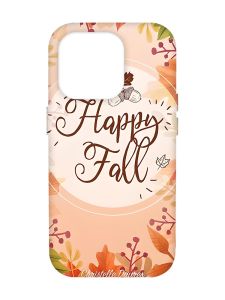 Чохол з бірюзовими боками на Apple iPhone 14 Pro Max :: Щасливої осені (принт 110)