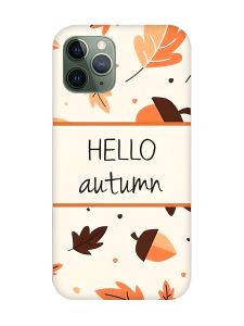 Магнітний чохол на iPhone 12/12 Pro із підтримкою MagSafe :: Привіт, осінь (принт 109)