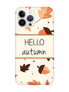 Магнітний чохол на iPhone 14 Pro із підтримкою MagSafe :: Привіт, осінь (принт 109)