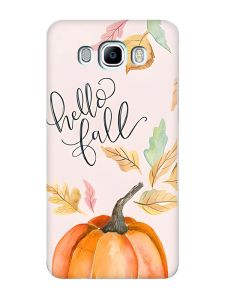 Чохол з бірюзовими боками на Samsung Galaxy J7(2016) J710 :: Привіт, осінь (принт 111)