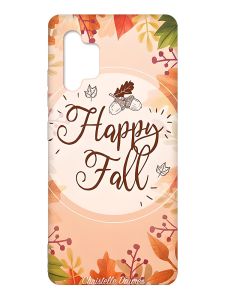 Чохол з червоними боками на Samsung Galaxy A32 :: Щасливої осені (принт 110)