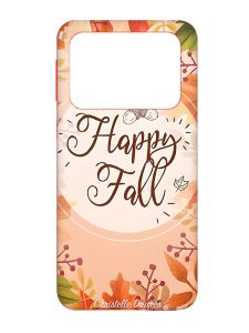 Чохол з червоними боками на Xiaomi Poco X4 Pro 5G :: Щасливої осені (принт 110)