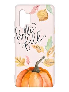Чохол з червоними боками на Samsung Galaxy A32 :: Привіт, осінь (принт 111)