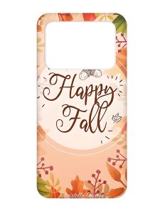 Чохол з рожевими боками на Xiaomi Poco X4 Pro 5G :: Щасливої осені (принт 110)