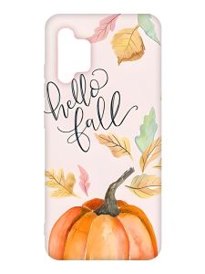 Чохол з рожевими боками на Samsung Galaxy A32 :: Привіт, осінь (принт 111)