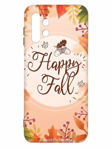 Чохол з чорними боками на Samsung Galaxy A13 4G :: Щасливої осені (принт 110)