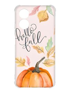 Чохол із потовщеними кутами на Oppo A17 :: Привіт, осінь (принт 111)