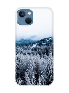 Магнітний чохол на iPhone 13 (6.1) із підтримкою MagSafe :: Зимовий ліс (принт 164)