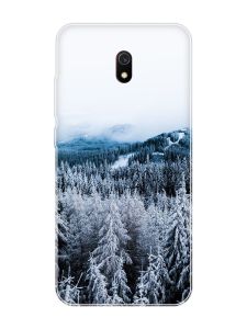 Чохол на Xiaomi Redmi 8A :: Зимовий ліс (принт 164)