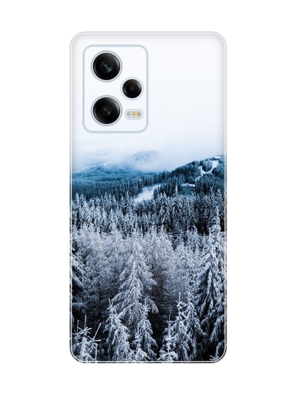 Чохол на Xiaomi Redmi Note 12 5G :: Зимовий ліс (принт 164)